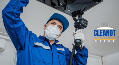 Inspection caméra conduit hotte professionnelle